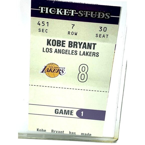 Kobe Bryant Basketball Card Los Angeles Lakers 2003-04 NBA Fleer Ticket … - Picture 1 of 6